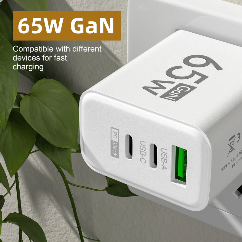 CARREGADOR POTENTE 65W