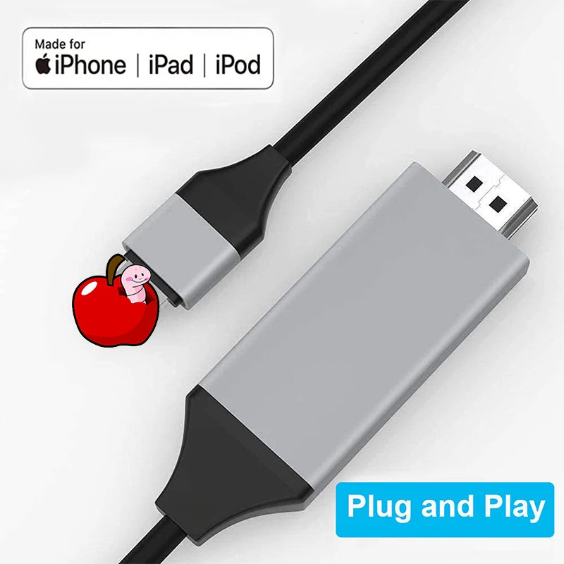 Cabo Iphone para HDMI